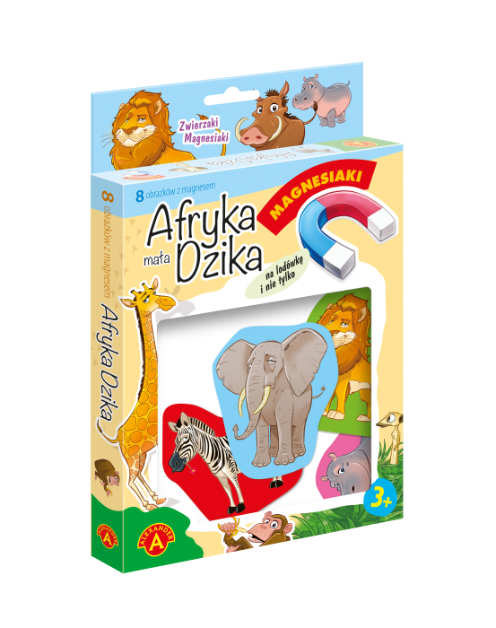 Magnetyczne zwierzęta afrykańskie – edukacyjna zabawka dla dzieci.