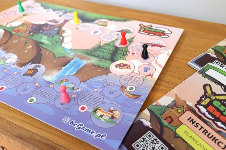 planszowa gra o odnawialnych źródłach energii BeGame