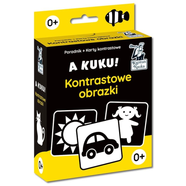 A kuku! Kontrastowe obrazki. Poradnik + karty kontrastowe