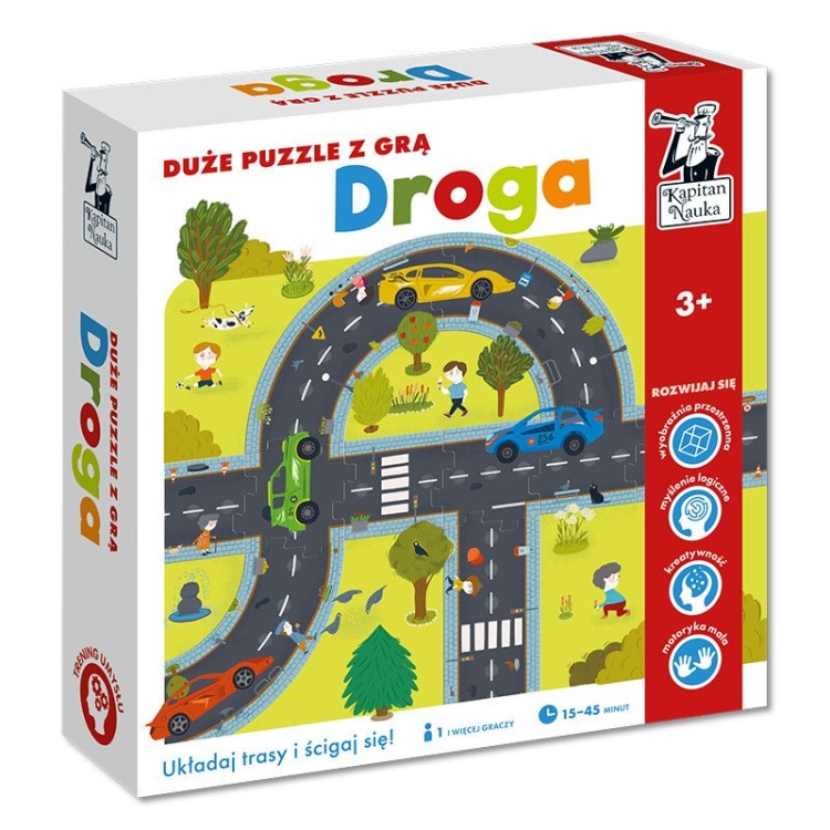Kapitan Nauka Gra z puzzlami Droga opakowanie przód