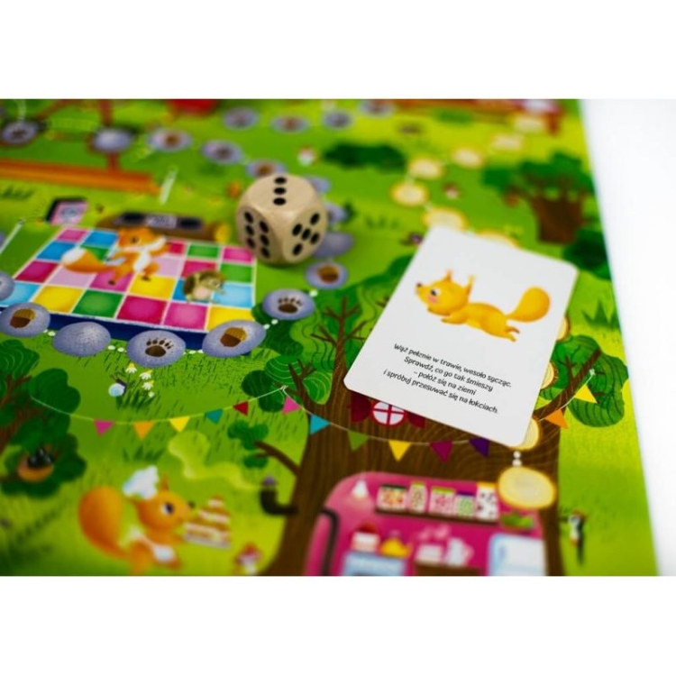 Kapitan Nauka Gra logopedyczna Leśny bal opakowanie tył