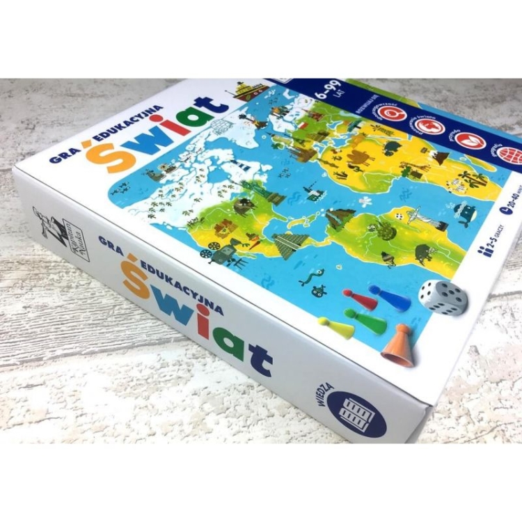Edukacyjna zabawa poznawcza Gra świat Kapitan Nauka