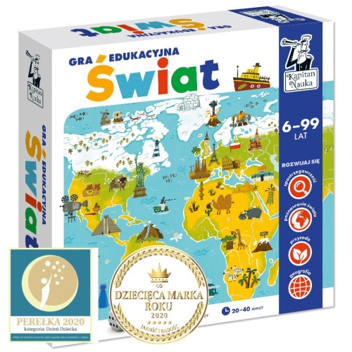 Kapitan Nauka Gra świat opakowanie przód