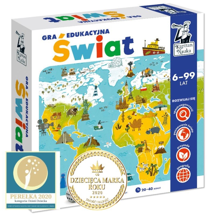 Kapitan Nauka Gra świat opakowanie przód