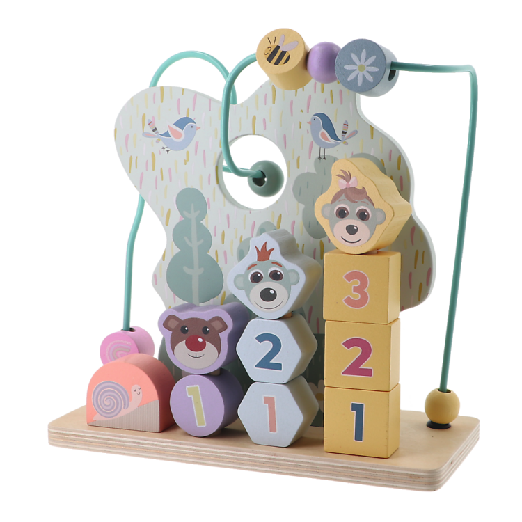 zabawka sensoryczna labirynt bobaski i mis