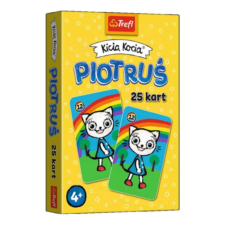 Trefl Karty Piotruś Kicia Kocia 4+