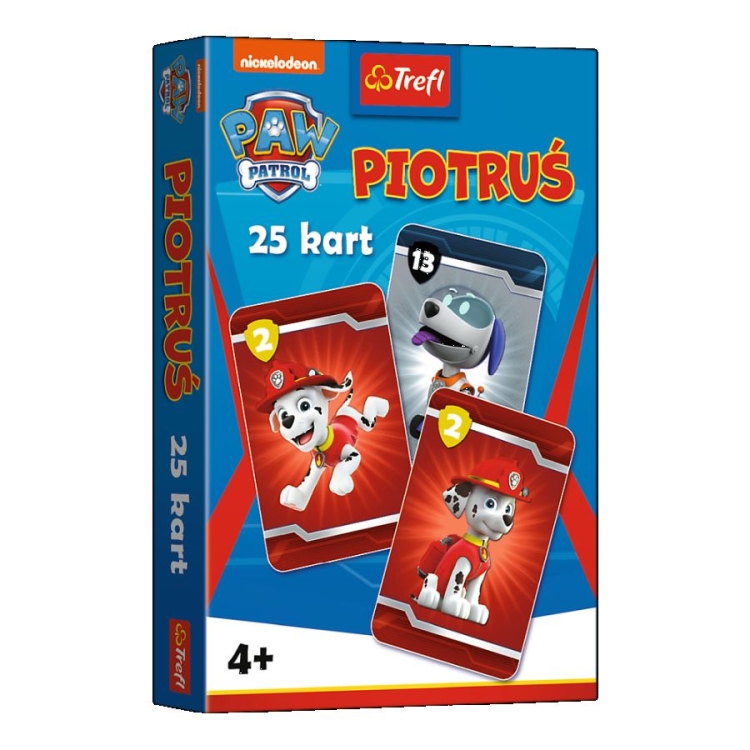 Trefl Karty Piotruś Paw Patrol 4+