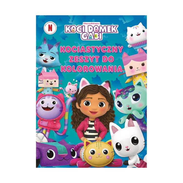 Koci Domek Gabi - Kociastyczny zeszyt do kolorowania
