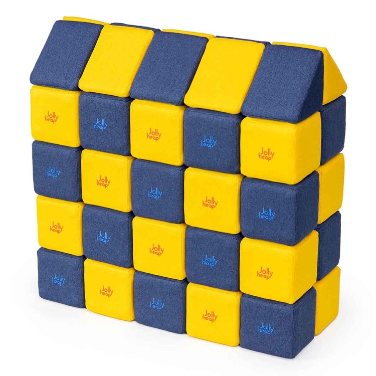 Magnetyczne klocki JollyHeap® zestaw MEDIUM