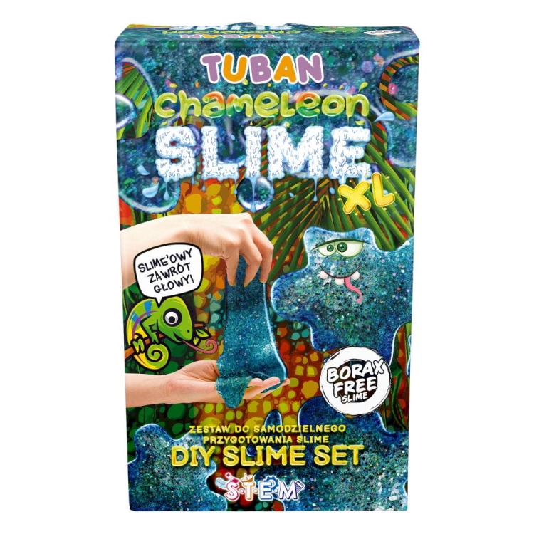 Kreatywna zabawka sensoryczna DIY Slime kameleon XL TUBAN 6+
