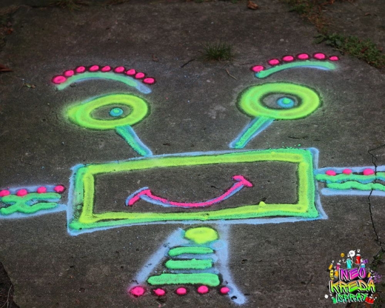 kreatywna kreda w sprayu żółta Tuban 150 ml