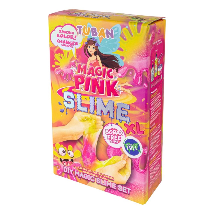 Kreatywna zabawka sensoryczna Slime DIY Magic Pink XL TUBAN 6+