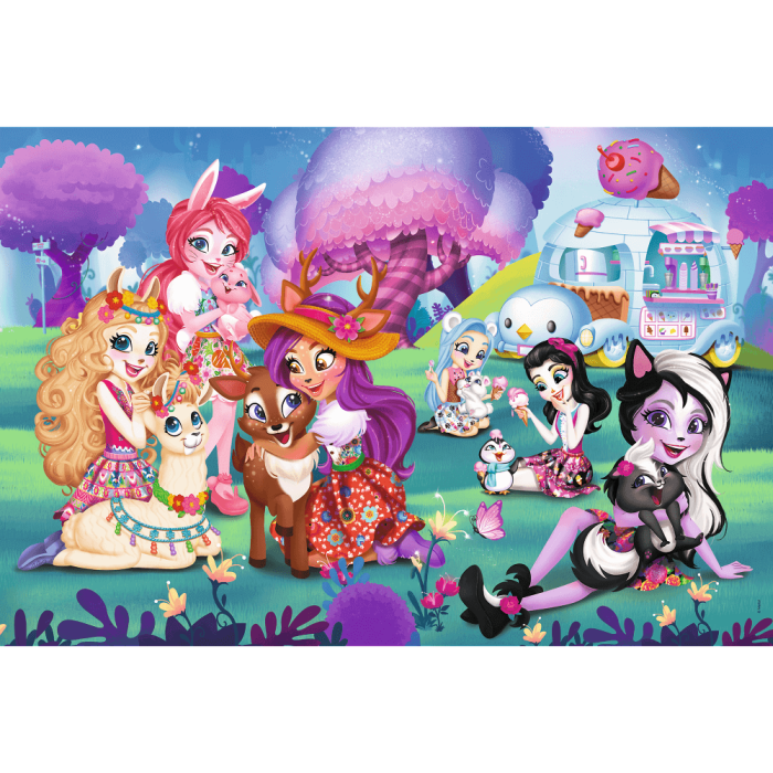 enhantimals puzzle dla dzieci