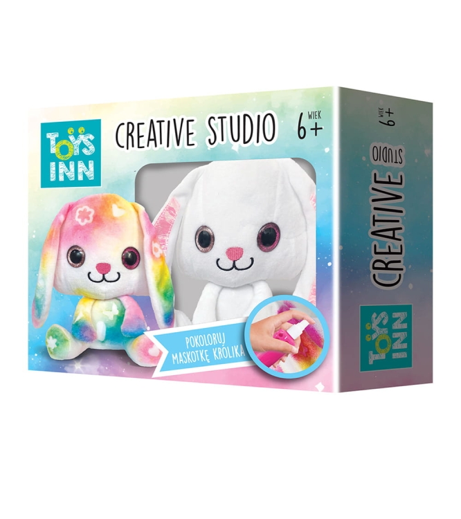 Królik maskotka do kolorowania DIY Creative Studio - kreatywna zabawka zrób to sam