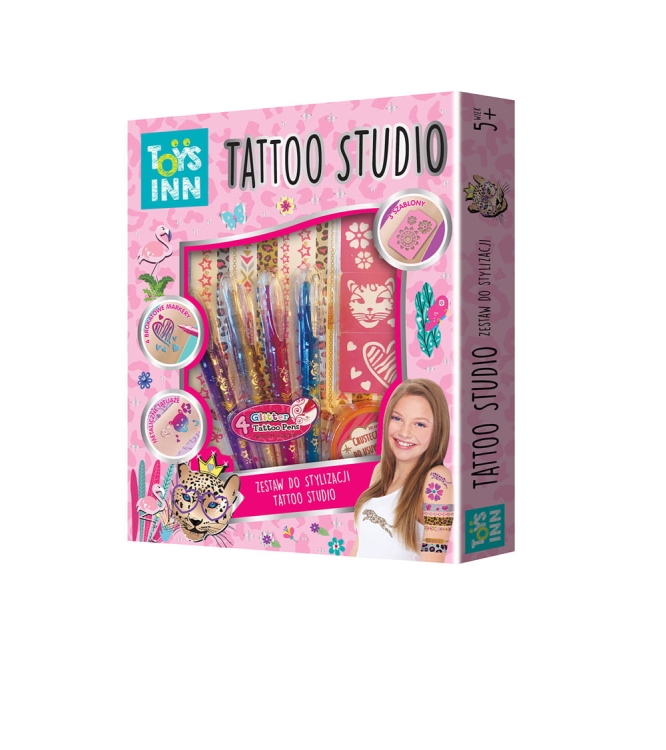 Tattoo studio - zestaw do tatuażu Pantera - tatuaże dla dzieci 5+