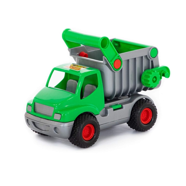 "ConsTruck" samochód-wywrotka zielony - Polesie - Eco-Zabawki
