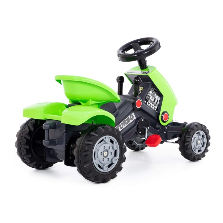 Jeździk traktor Turbo-2 na pedały dla dzieci Polesie