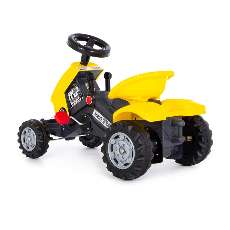 Żółty traktor na pedały dla dziecka Turbo-2 Polesie