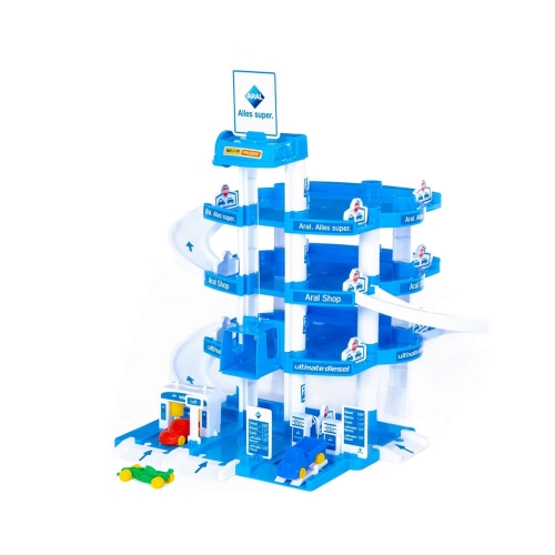 Parking ARAL 4-poziomowy Polesie 3+ garaż zabawka pudełko