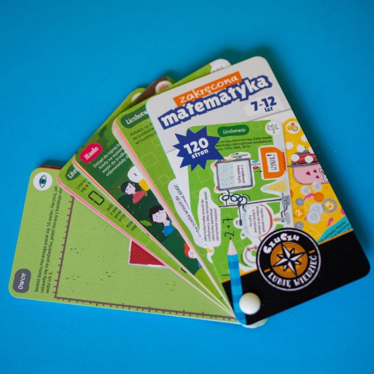 Książeczka edukacyjna Zakręcona matematyka na śrubie – logiczne myślenie i zabawa