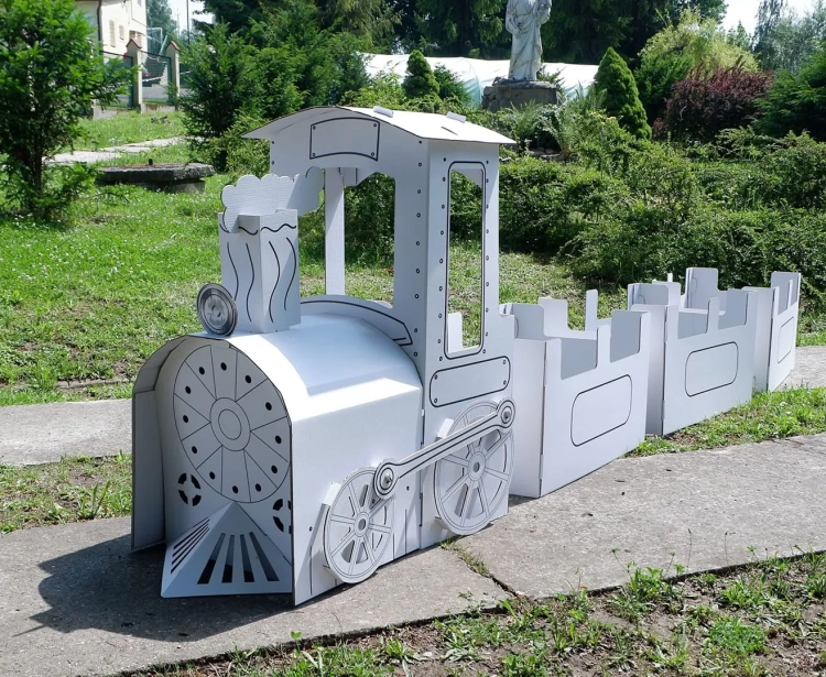 Firmowa zabawka z personalizacją "Lokomotywa"