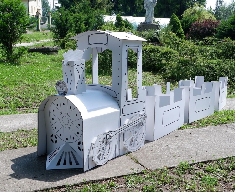 Firmowa zabawka z personalizacją "Lokomotywa"