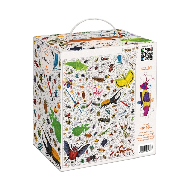 Edukacyjne puzzle CzuCzu Owady – zestaw 1000 elementów
