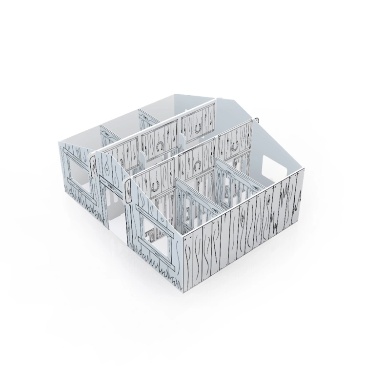 Kreatywna zabawka stajnia dla koni z papieru - ekologiczna i edukacyjna
