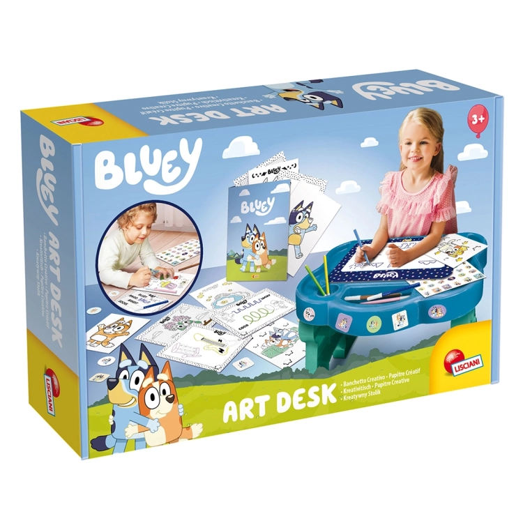 Opakowanie Biurko artystyczne - Bluey - Lisciani 3+