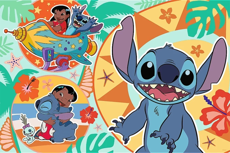 Puzzle Lilo&Stich dla dzieci od 3 roku życia