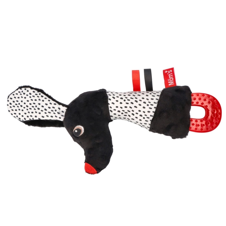 piszczałka i gryzak Jamiś – rozwijanie zmysłu dotyku, słuchu i koordynacji