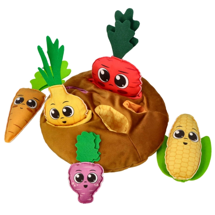 Bezpieczna zabawka sensoryczna z tkaniny dla najmłodszych