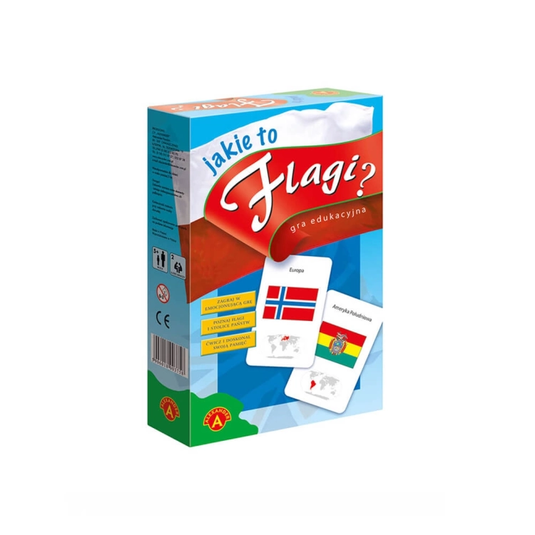 "Jakie to flagi?" Gra edukacyjna firmy Alexander dla dzieci w wieku 7+