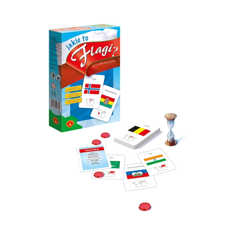 "Jakie to flagi?" Gra edukacyjna firmy Alexander dla dzieci w wieku 7+