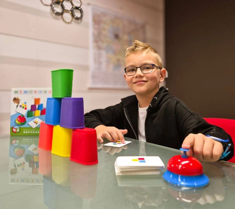 Zestaw MEMOKUBKI montessori