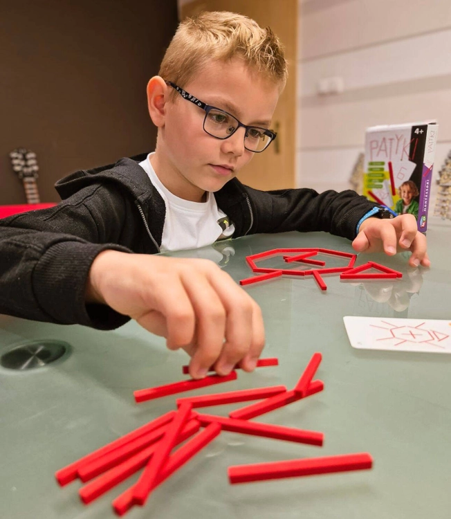 Drewniane patyczki Montessori patyki