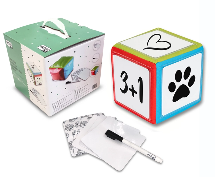 Zestaw kostka edukacyjna z kieszeniami Akson