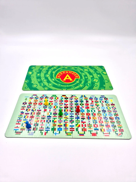 Plansze do gry Jakie to flagi - gra edukacyjna - Alexander 7+