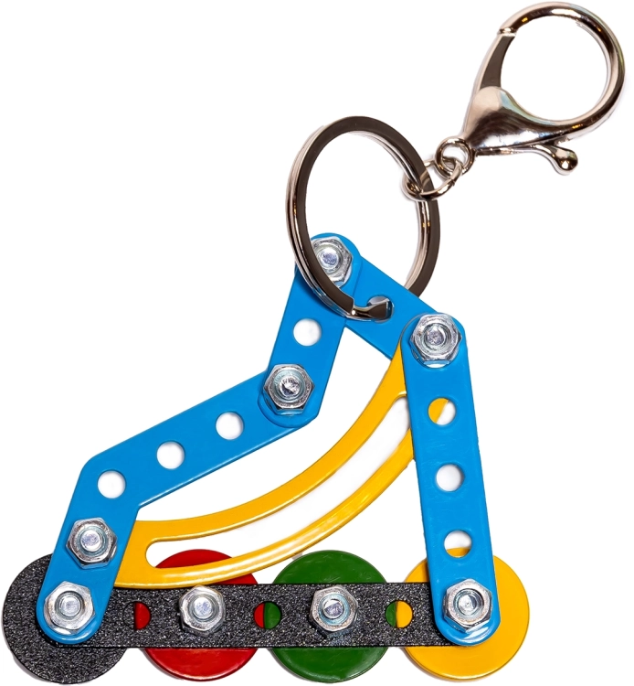 X-Press Me Brelok DIY – Rolka – zestaw konstrukcyjny dla dzieci.