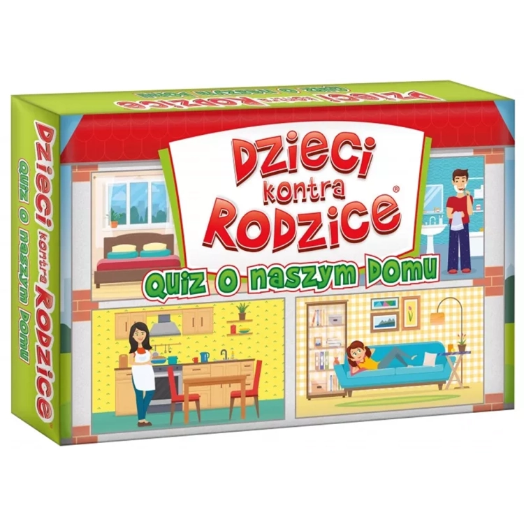 Gra Dzieci kontra Rodzice Quiz o Naszym Domu Kangur opakowanie