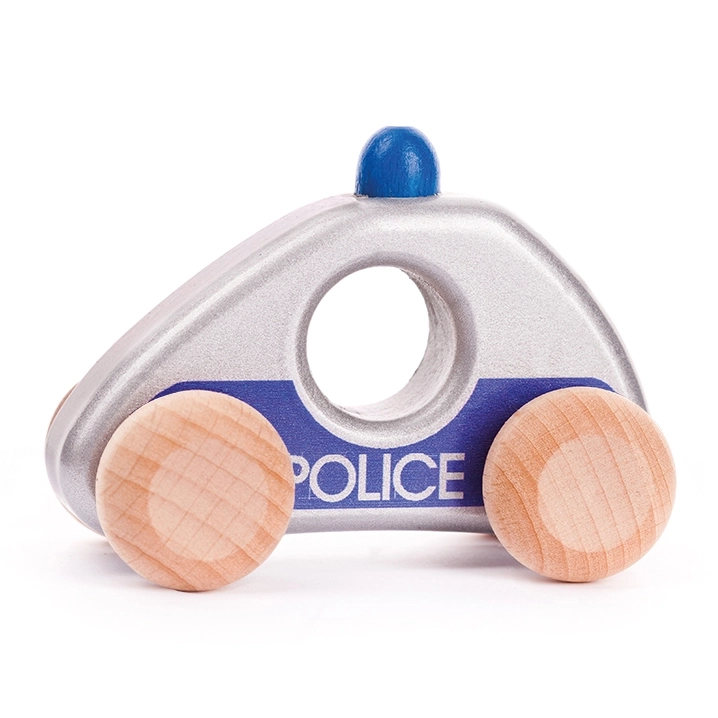 Drewniany samochodzik Policja Bajo 1+