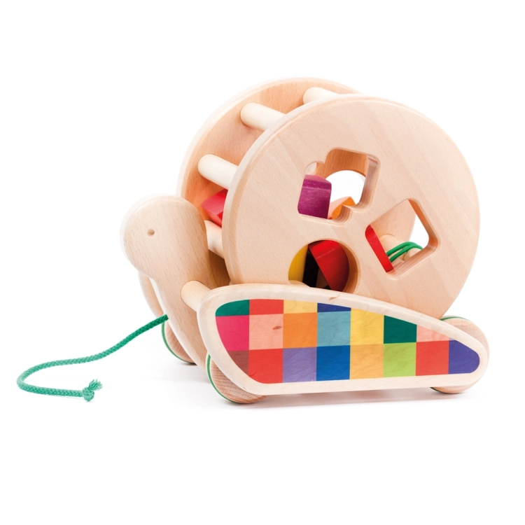 Ślimak sortroller Bajo 1+ w kolorze naturalnego drewna