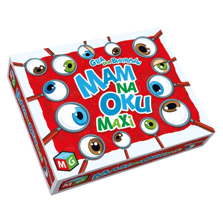 Opakowanie gry planszowej Mam na Oku Maxi Multigra