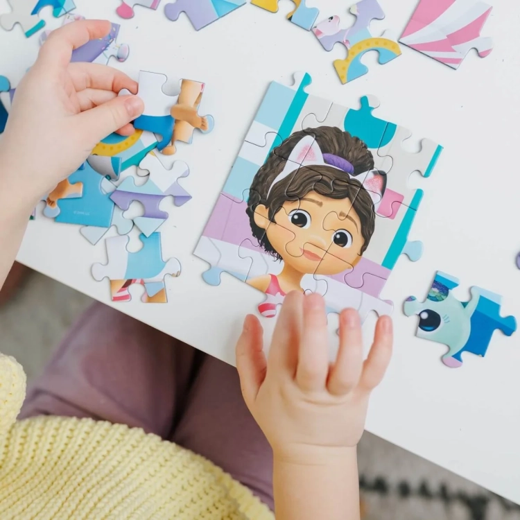 Układanie puzzli Gabby’s Dollhouse