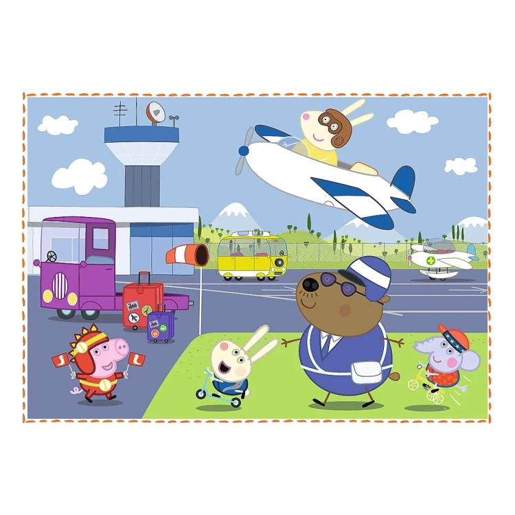 Puzzle Świnka Peppa - zbliżenie na elementy