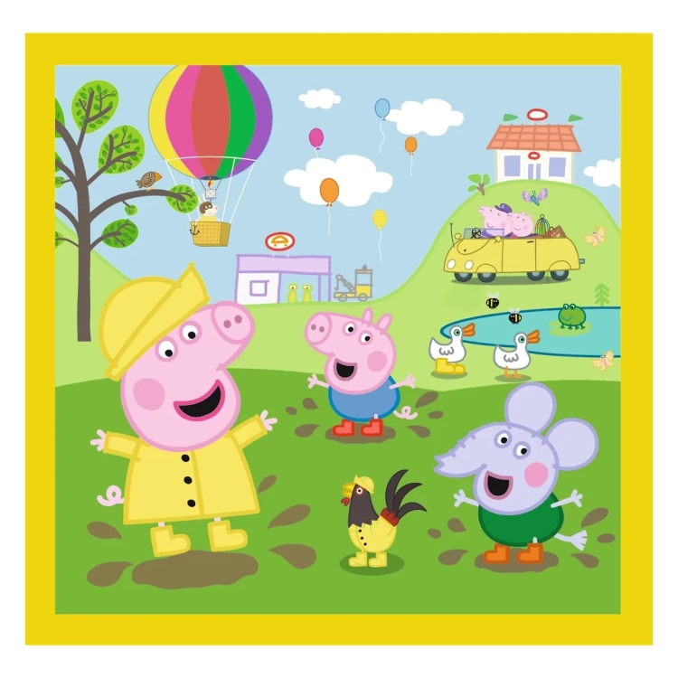 Detale puzzli Peppa - obrazek z Peppą