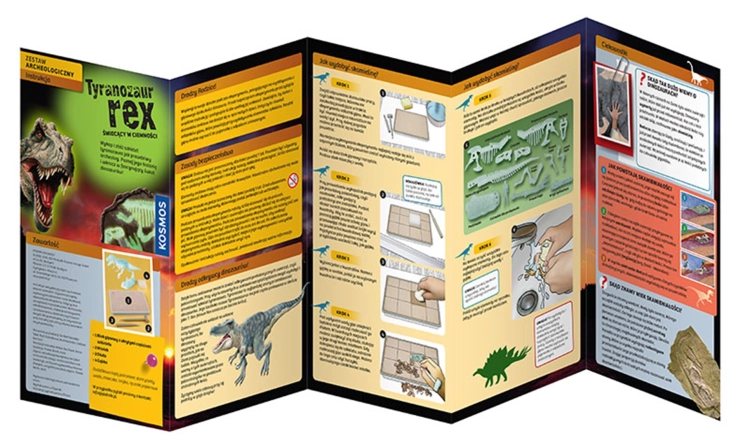 Instrukcja zestawu archeologicznego T-Rex 7+ Kosmos