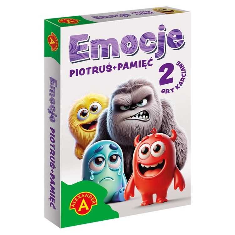 Opakowanie gry karcianej Piotruś emocje Alexander.
