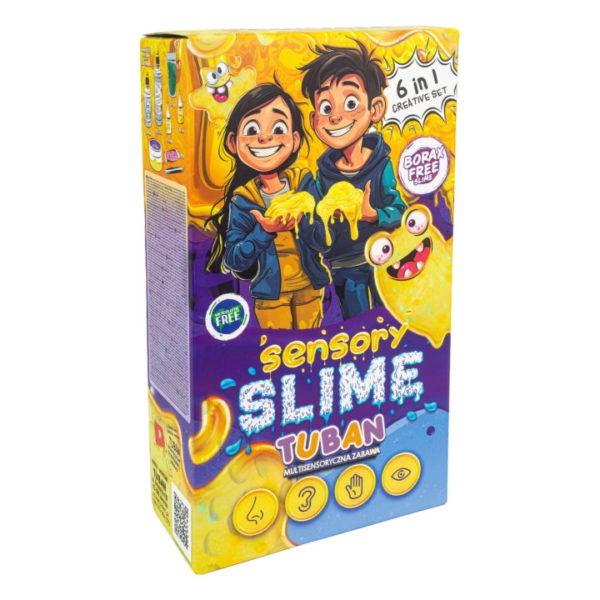 Zestaw DIY sensory slime 6 w 1 Tuban - opakowanie.