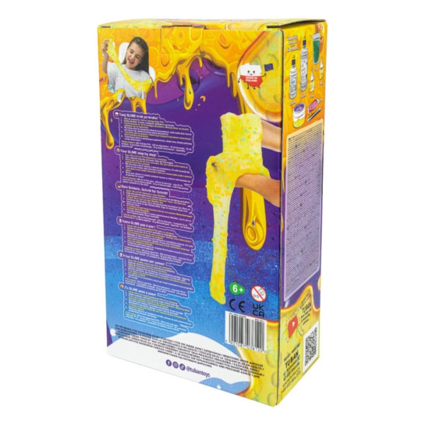 Zestaw DIY sensory slime 6 w 1 Tuban - opakowanie tył.